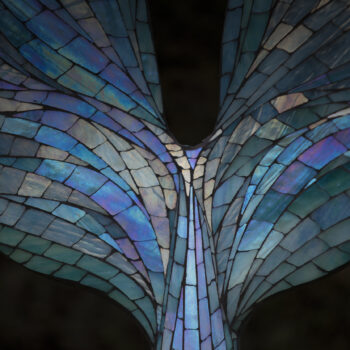 Lea Stubberfield Mosaic Whale Tail