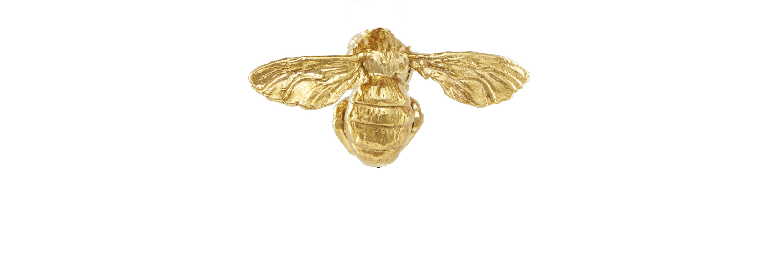 Online Exclusives – Gold Honeybee Brooch Pin by Catherine Zoraida