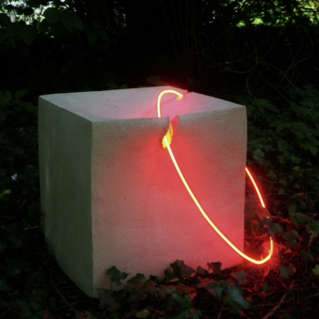 Sarah Blood neon sculpture