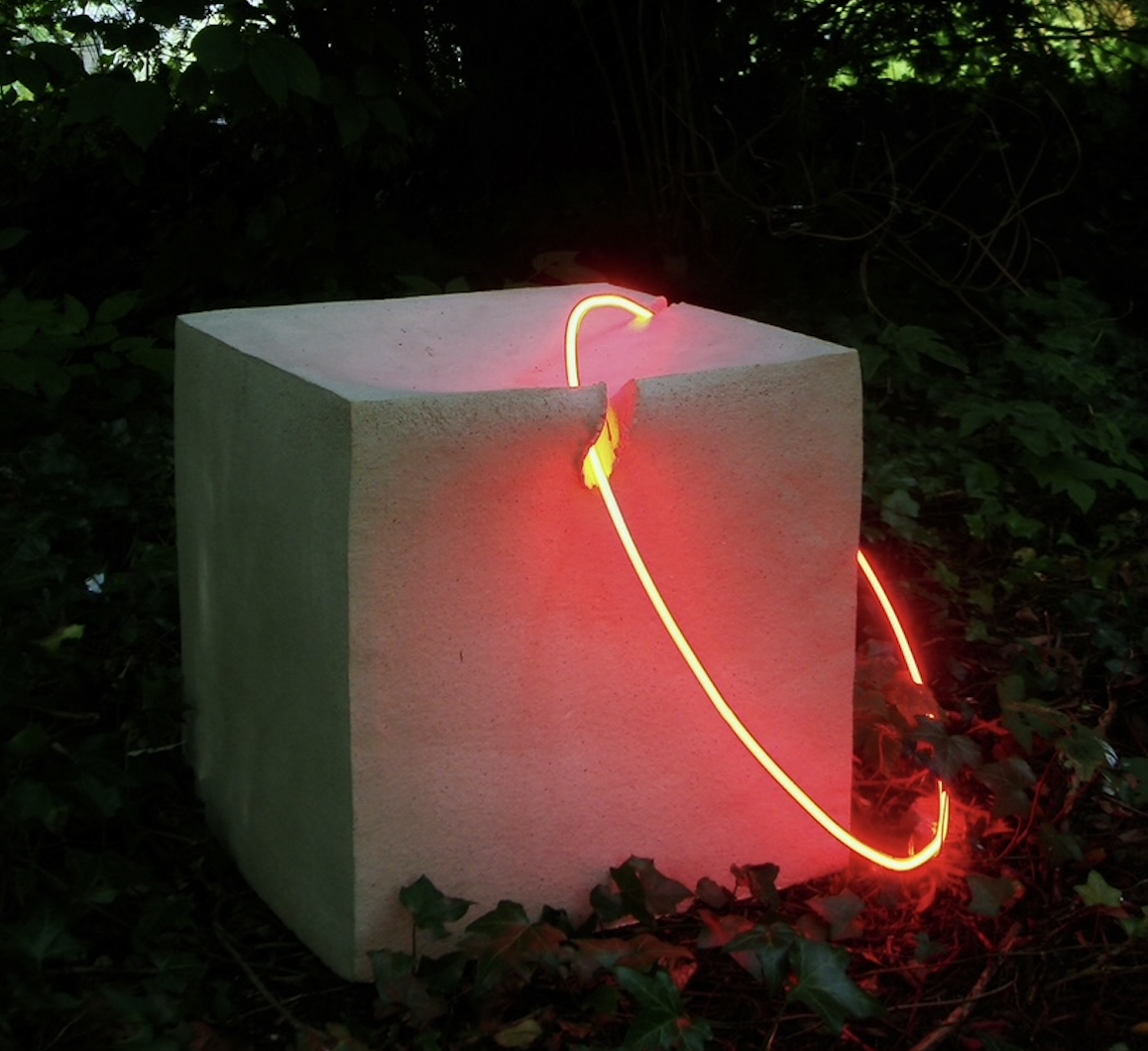 Sarah Blood neon sculpture